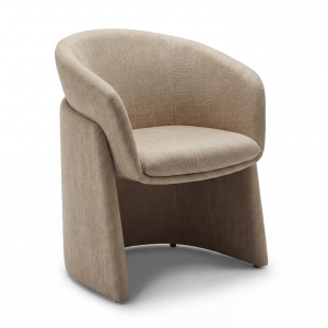 DL Elaro dining chair light bouclé VOSS 23