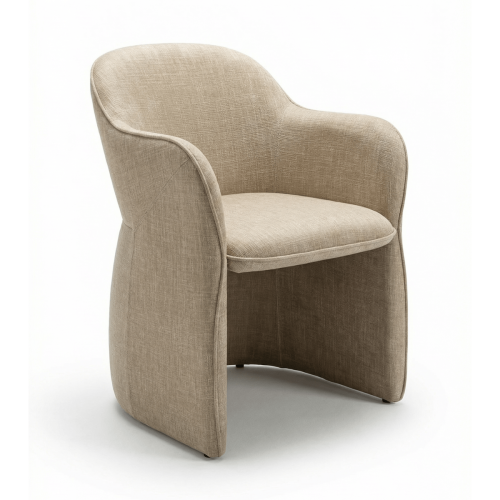 DL Monteza dining chair light bouclé VOSS 23   