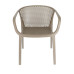 G GIANOVE ARMCHAIR BROWN        