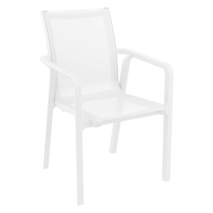 ST PACIFIC ARMCHAIR WHITE