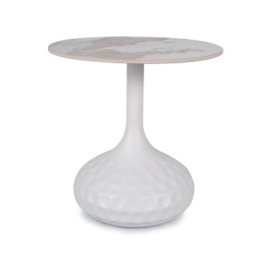 SI SOLE WHITE COFFE table 49cm