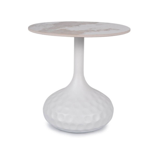 SI SOLE WHITE COFFE table 49cm