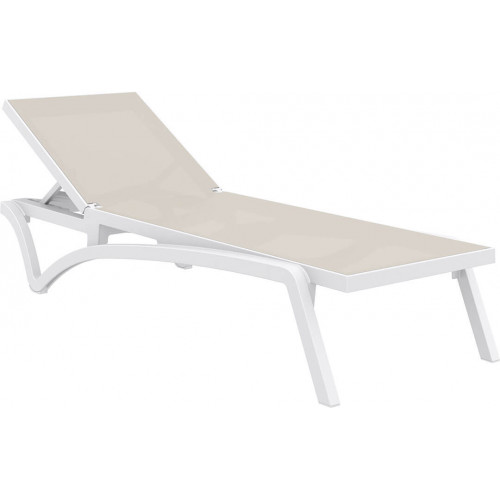 SI PACIFIC SUNLOUNGER TAUPE