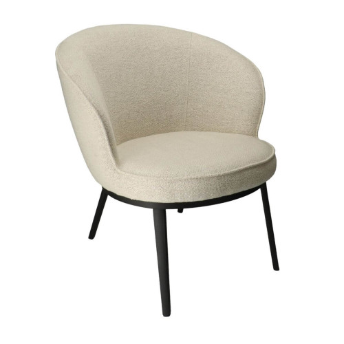 UQ NAGI LAUNGE Bouclé Beige chair    