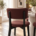 XTON DIMI K wenge chair, bordeaux UPH   