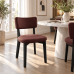 XTON DIMI K wenge chair, bordeaux UPH   