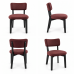 XTON DIMI K wenge chair, bordeaux UPH   