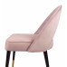 Kárpitozott világos rózsaszín design szék