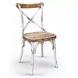 Fémvázas antik szék